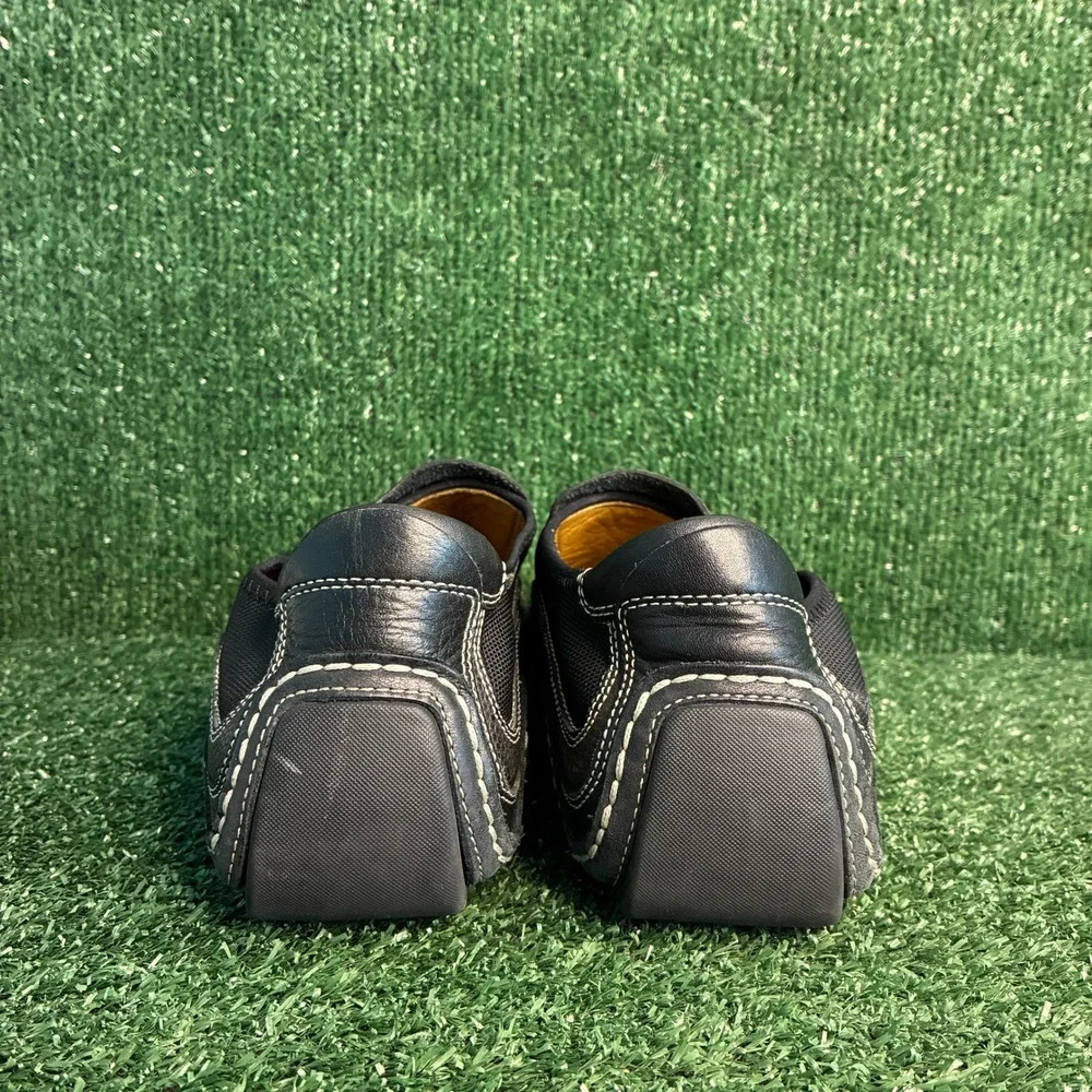 Cole Haan Air G Series Leather Slip On Loafer Casual Driving Shoe Black Men 10.5